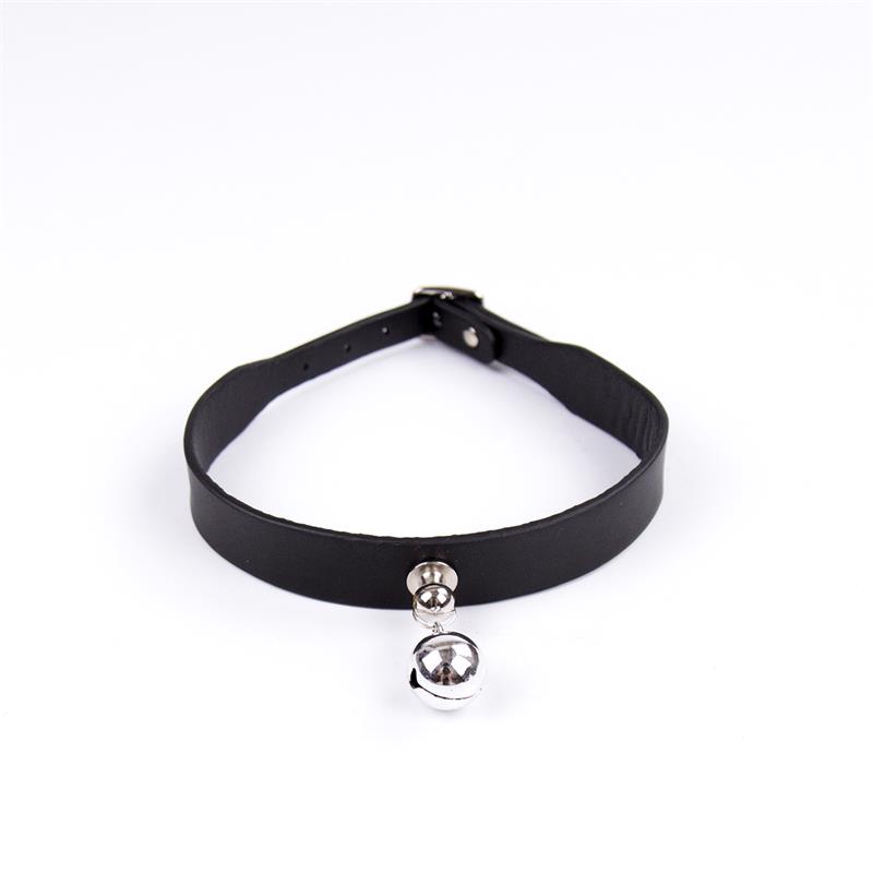 Collar & Bell Adjustable 43cm Black