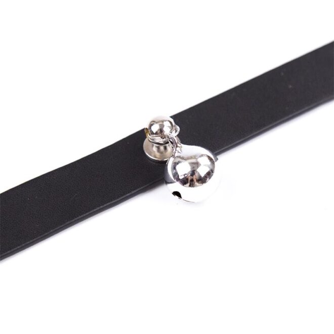 Collar & Bell Adjustable 43cm Black