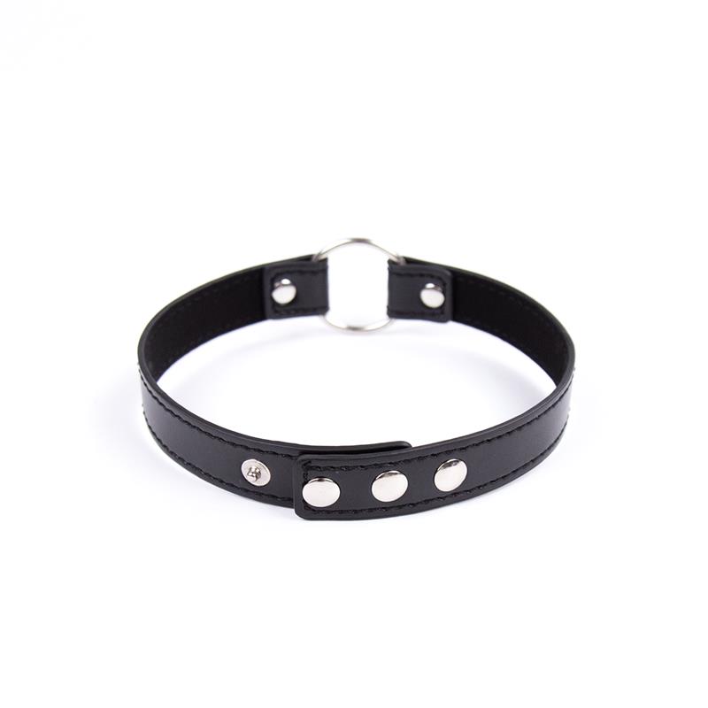 Collar with Hoop Adjustable 38,2cm Black