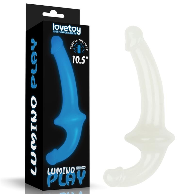 Double dildo Lumino Play Blue 10.5