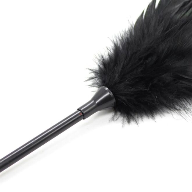 Feather Tickler and Paddle 2 in 1 48cm Black