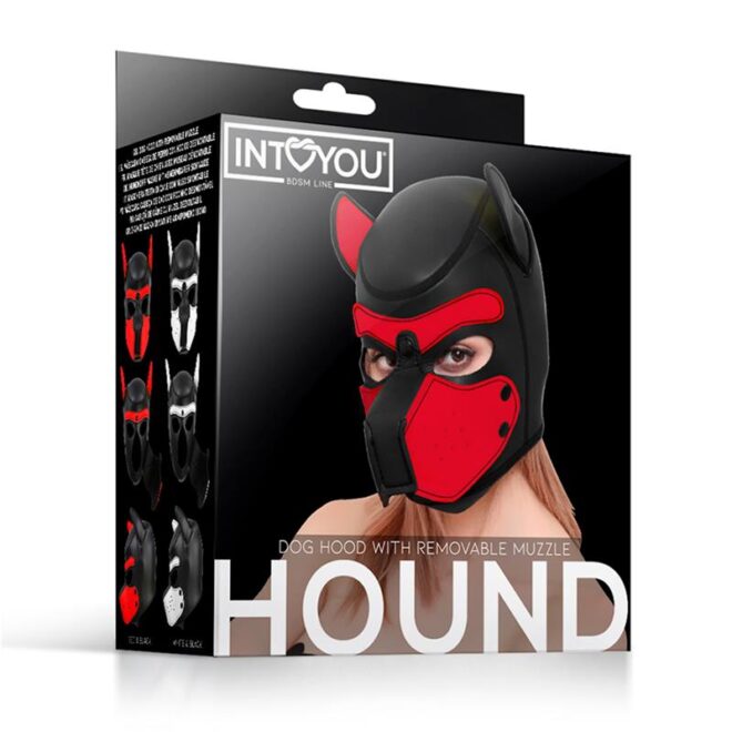 Hound Máscara Negro/Rojo