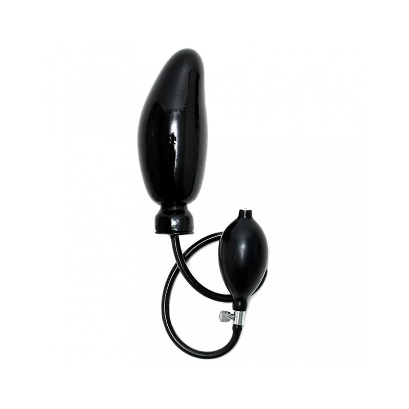 Dildo Inflable Látex Negro