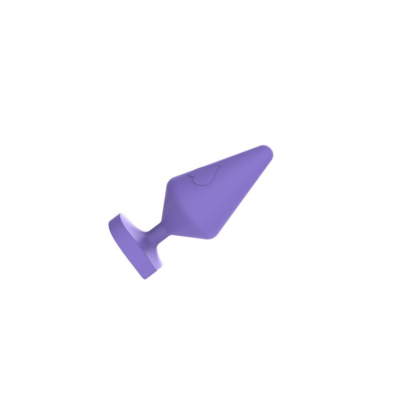 Tapón/Buttplug Corazón Grande Purpura