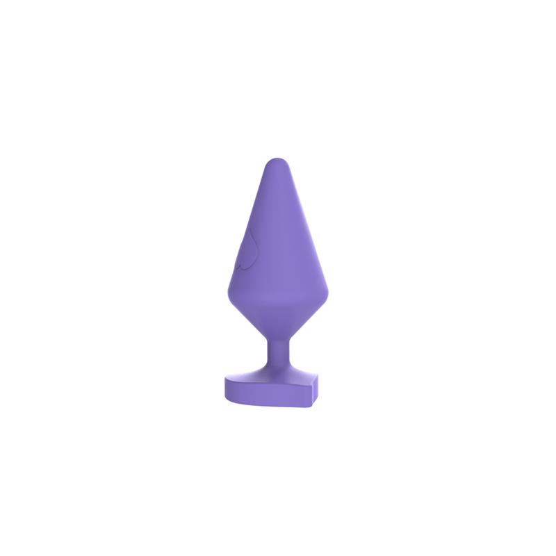 Tapón/Buttplug Corazón Grande Purpura