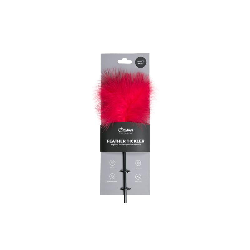 Long Hand Stimulator Feathers - Red