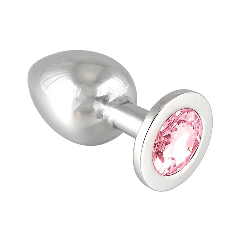 Tapón/Buttplug Acero Rosa Grande