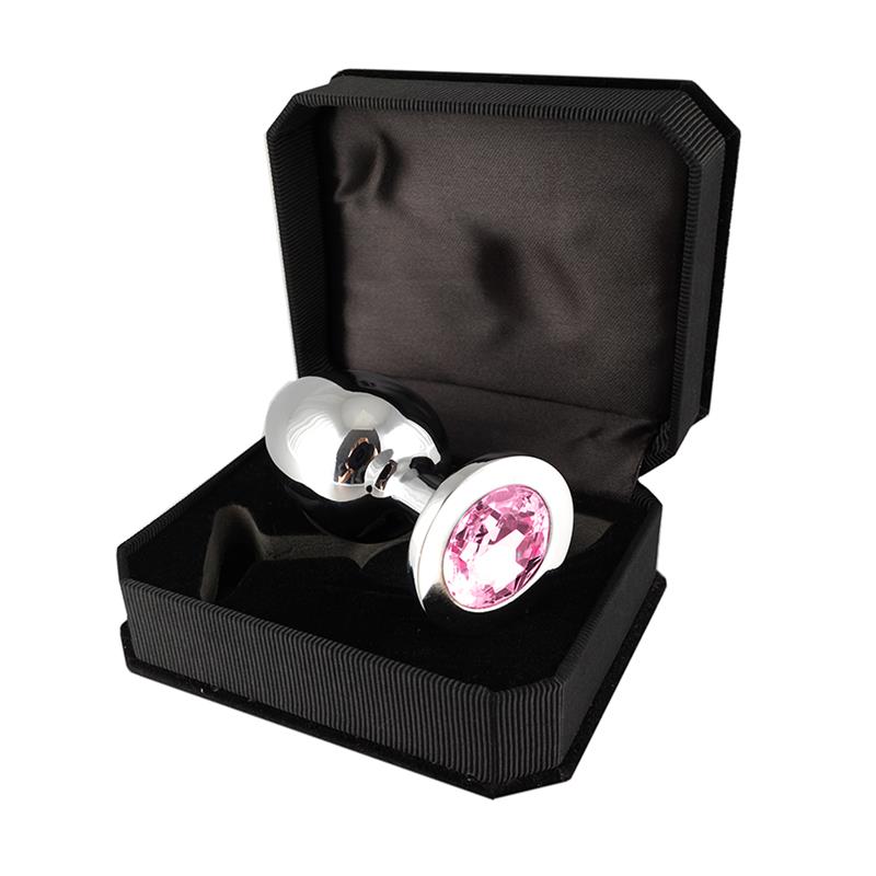 Tapón/Buttplug Acero Rosa Grande