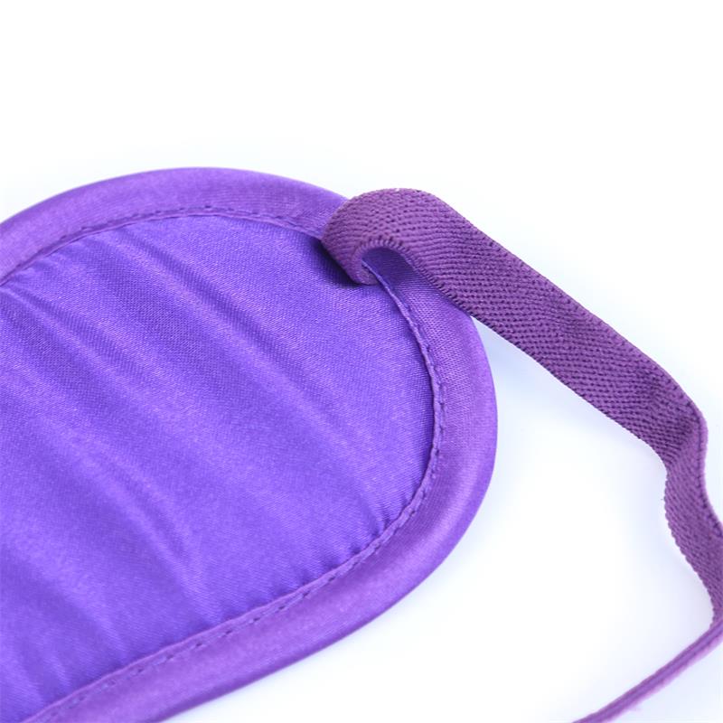 Blindfold Purple Satin