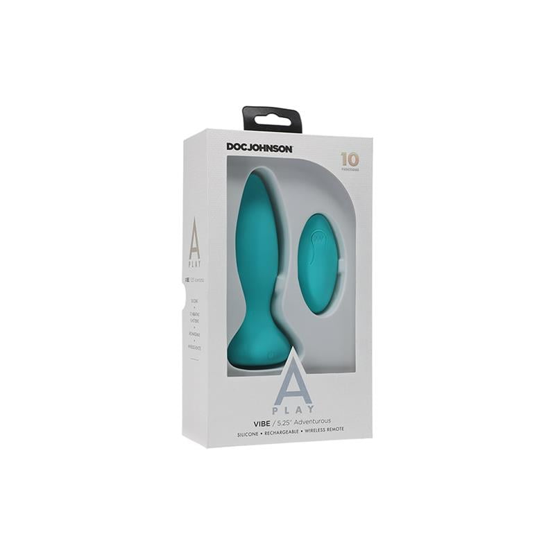 Vibrating Butt Plug Adventurous Turquoise