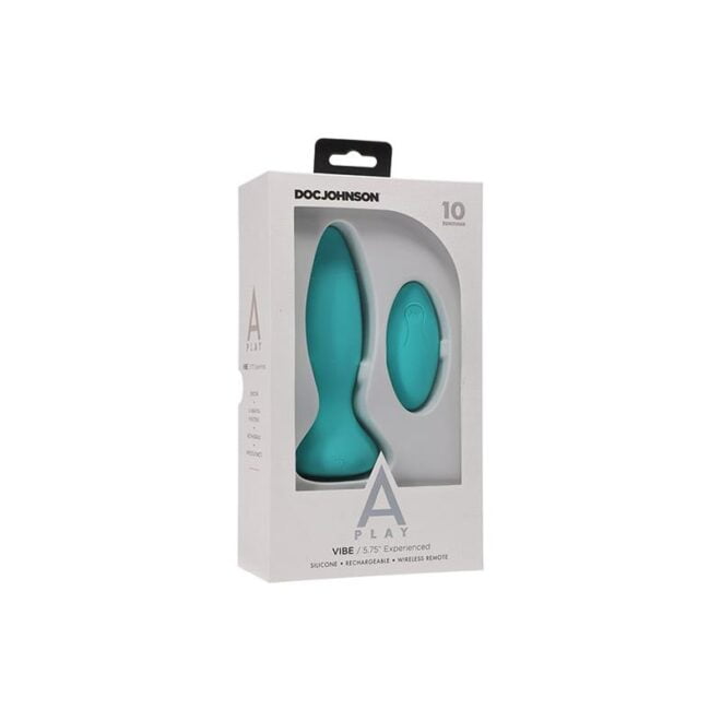 Vibrating Butt Plug Experienced Turquoise