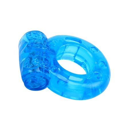 Vibrating Cock Ring 1.8cm Blue